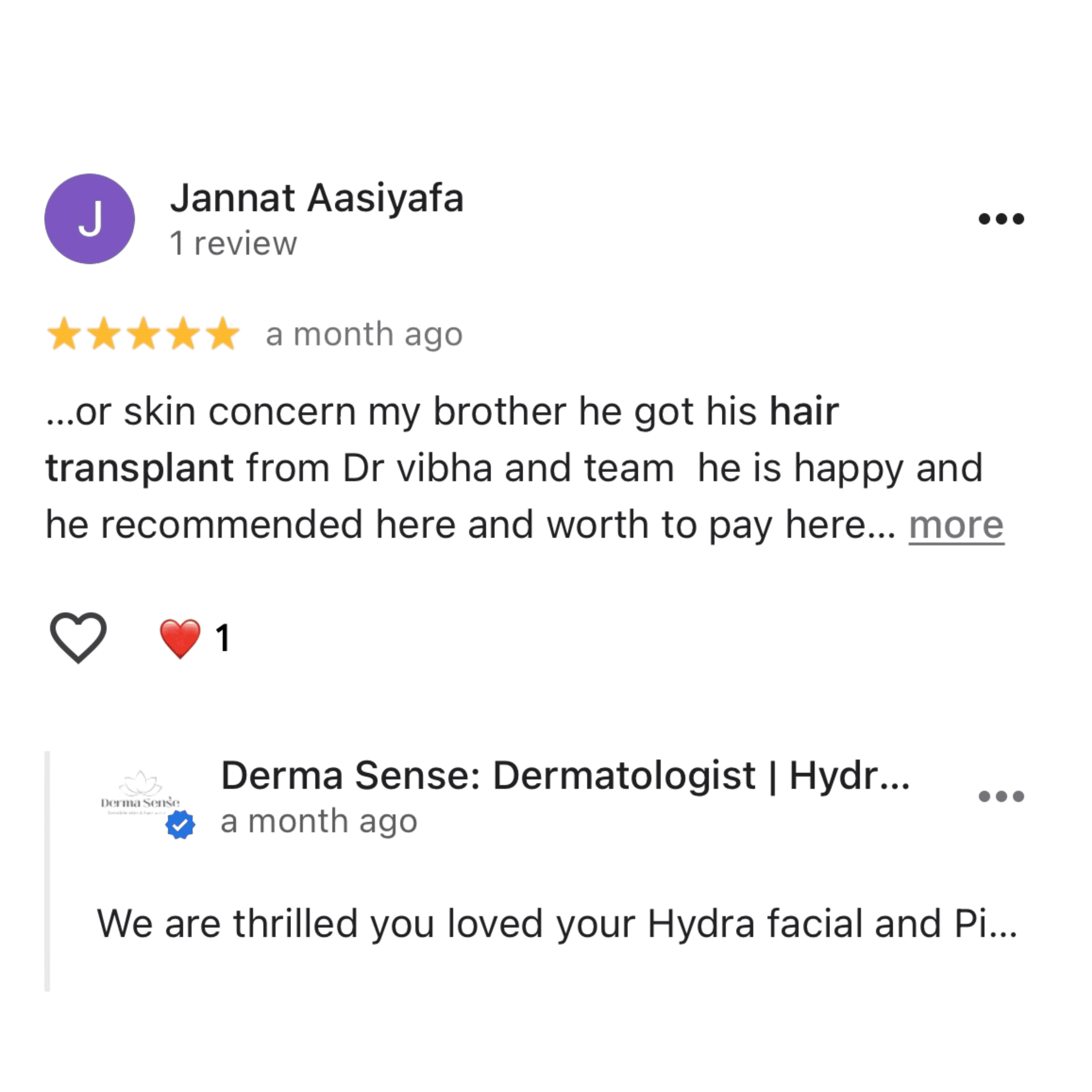 Patient review