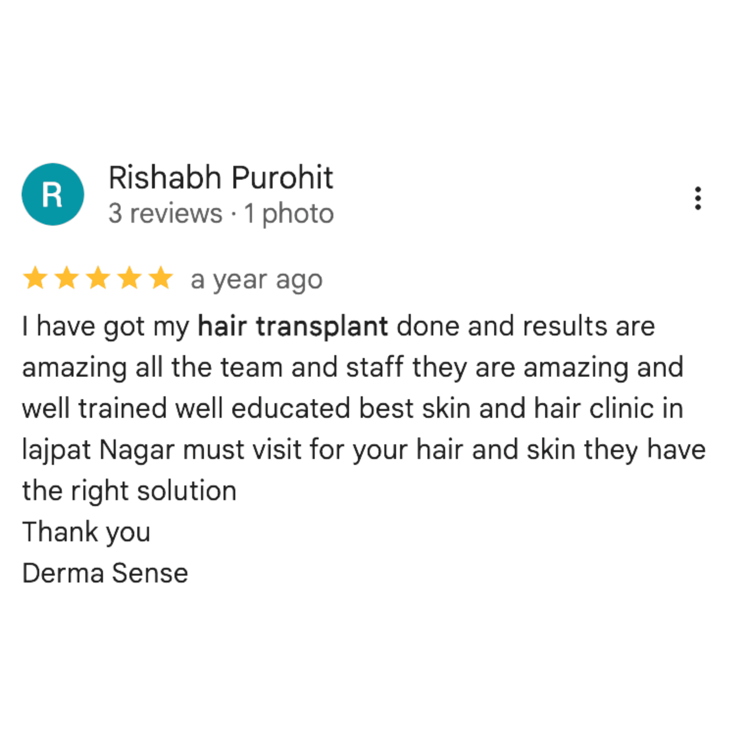 Patient review