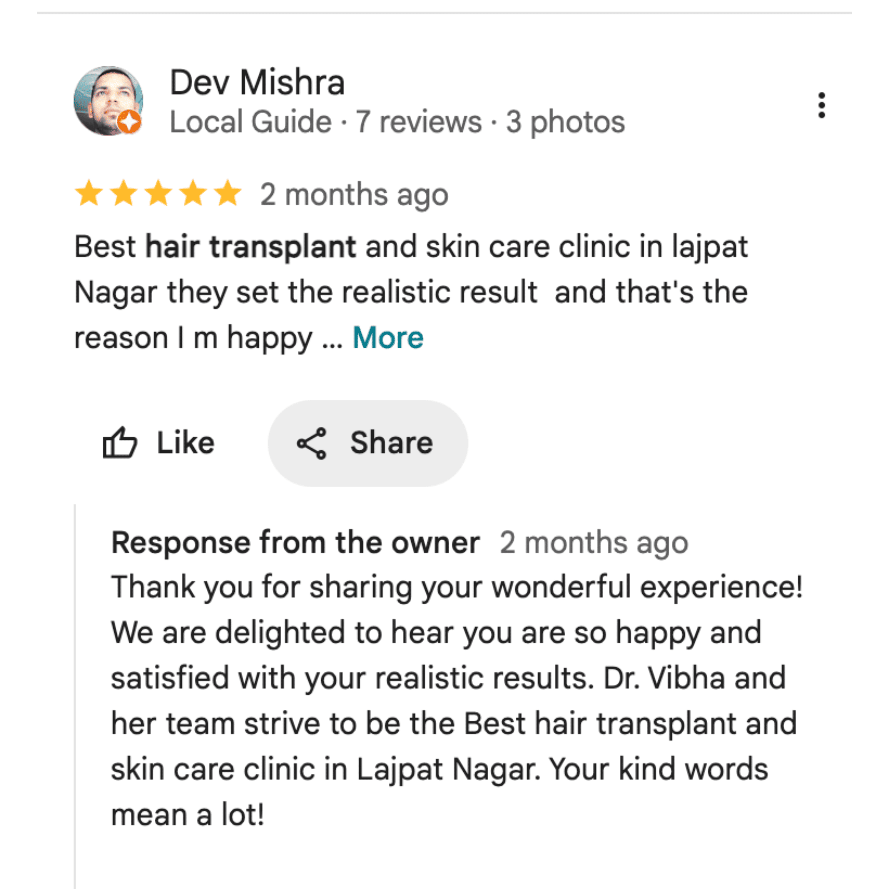 Patient review